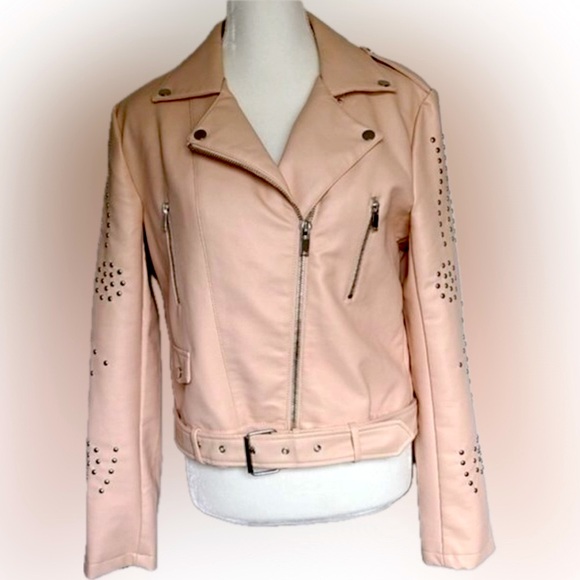 Forever 21 Jackets & Blazers - Forever 21 | NWT nude moto jacket size small